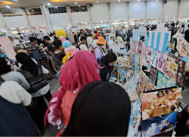 Van-arts and Aohakka booth at Comipara 6 (2026) (2)
