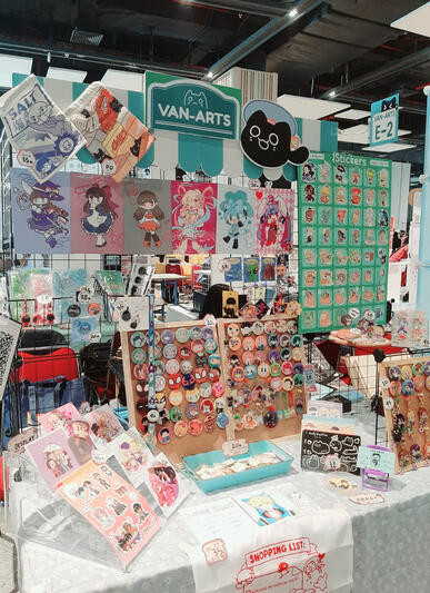 Van-arts Booth at Chibicon 8 (2025)